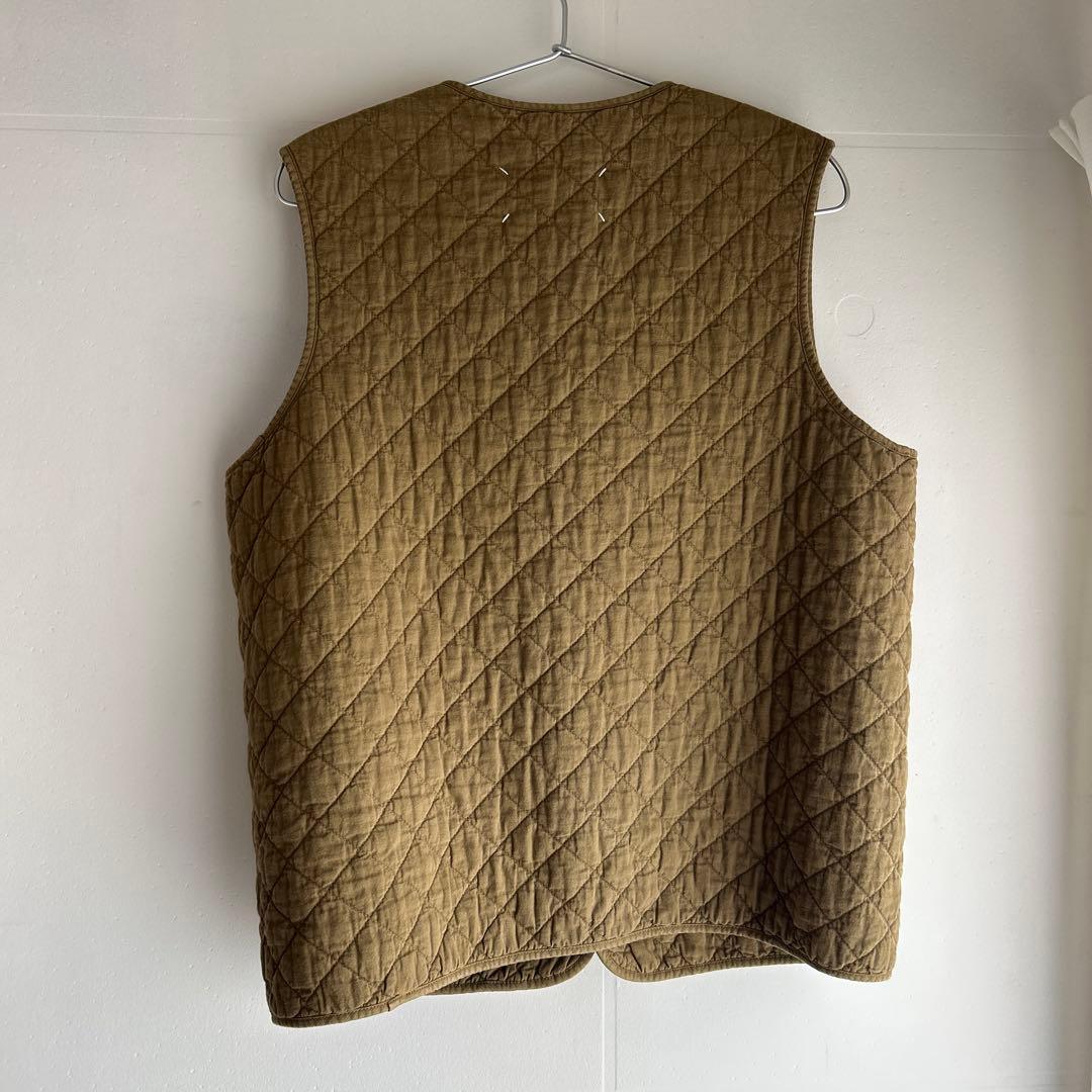 メゾンマルジェラ10 22SS ベスト キルティング ノースリーブ
