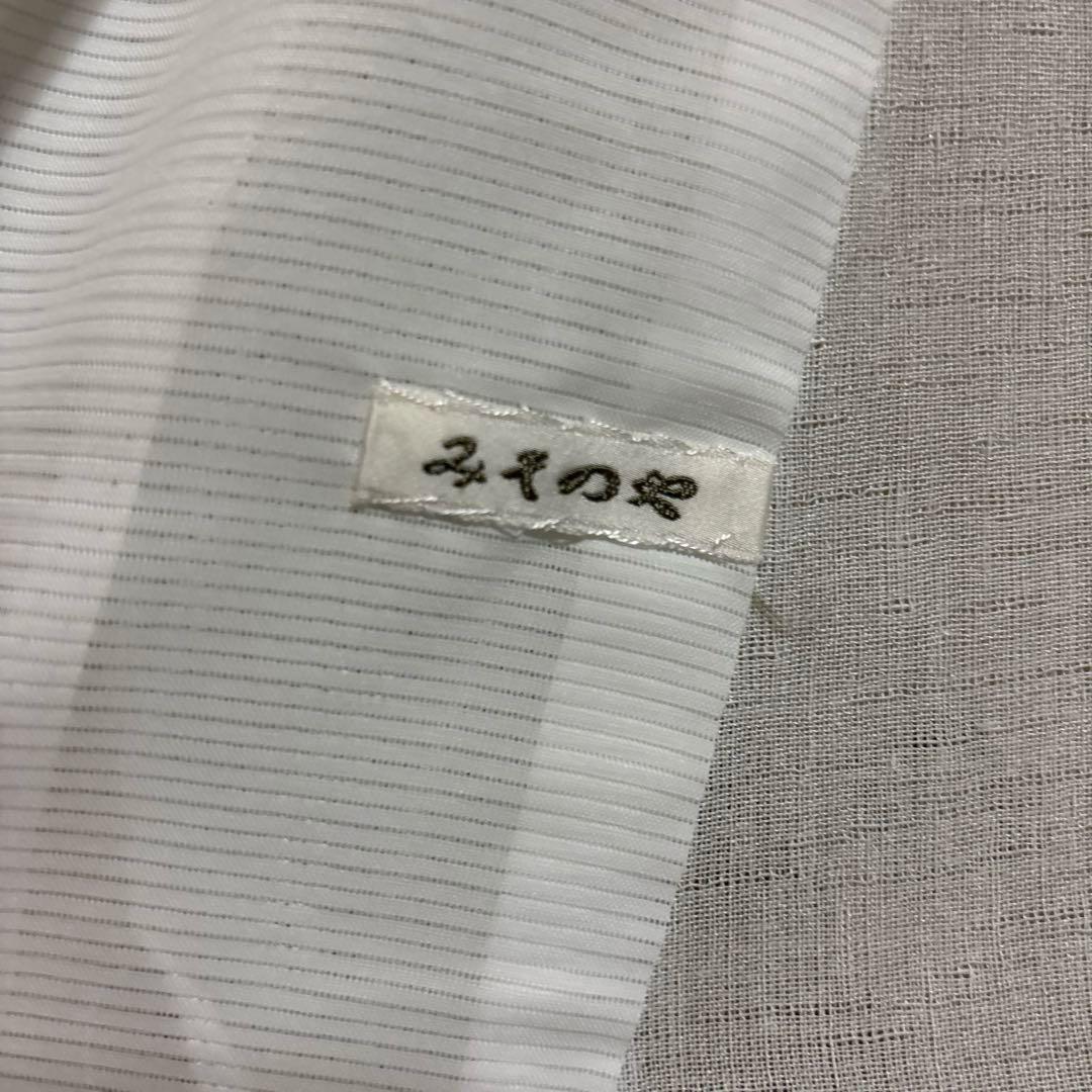 未使用近い　美品　化繊　紗紬風　訪問着　フルセット　5点　身丈163 裄丈69