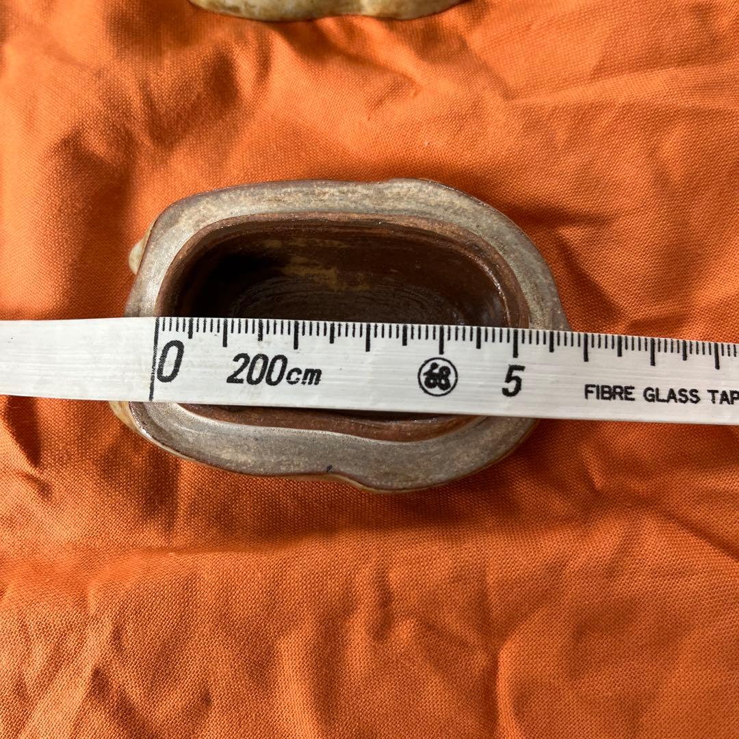 香合　鹿　常磐窯