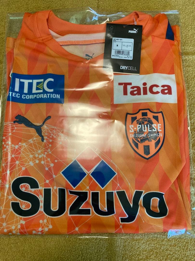 【新品未使用 タグ付き】清水エスパルス 2021年ユニフォーム Mサイズ