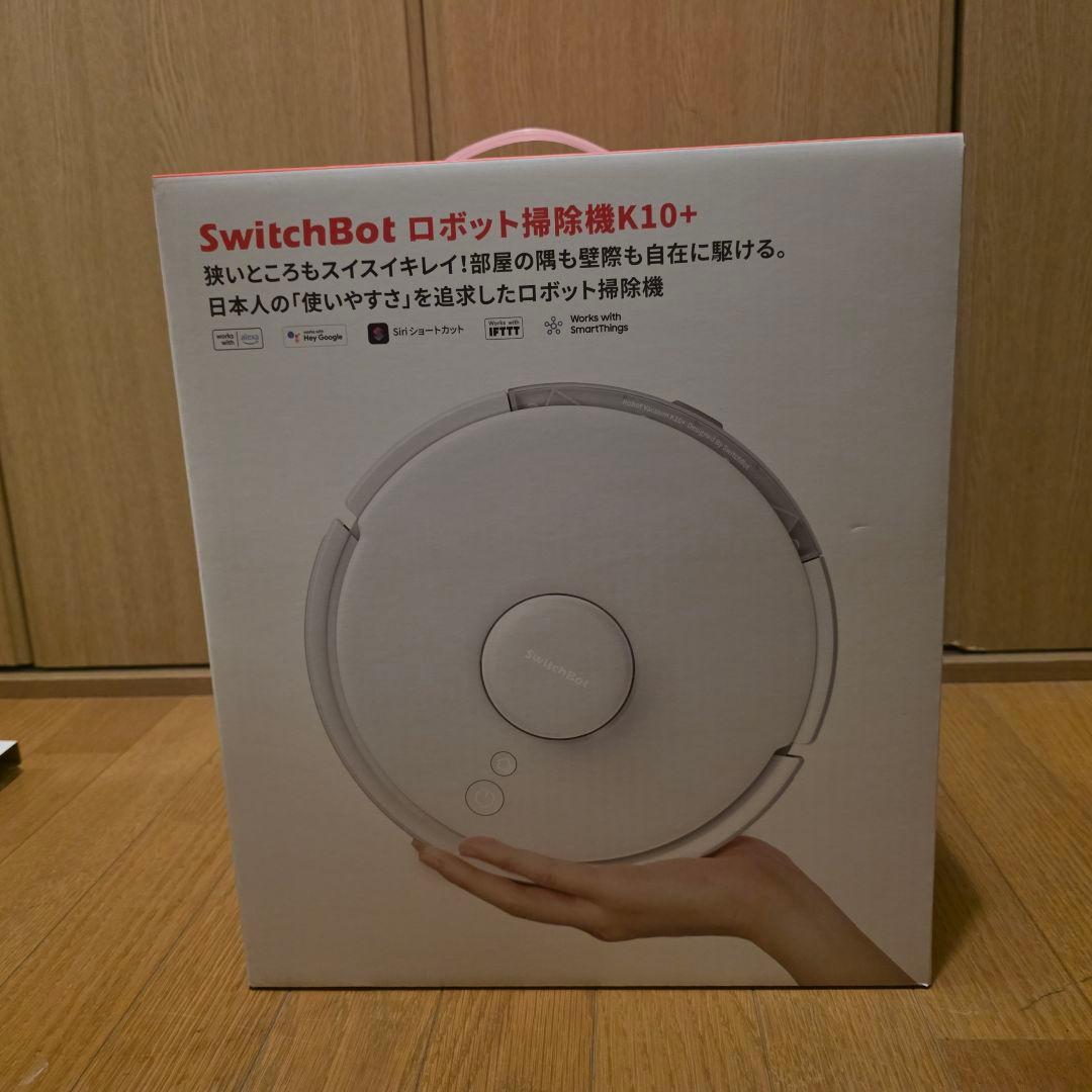 【専用一年分アクセサリー付属版】 スイッチボット ロボット掃除機K10+