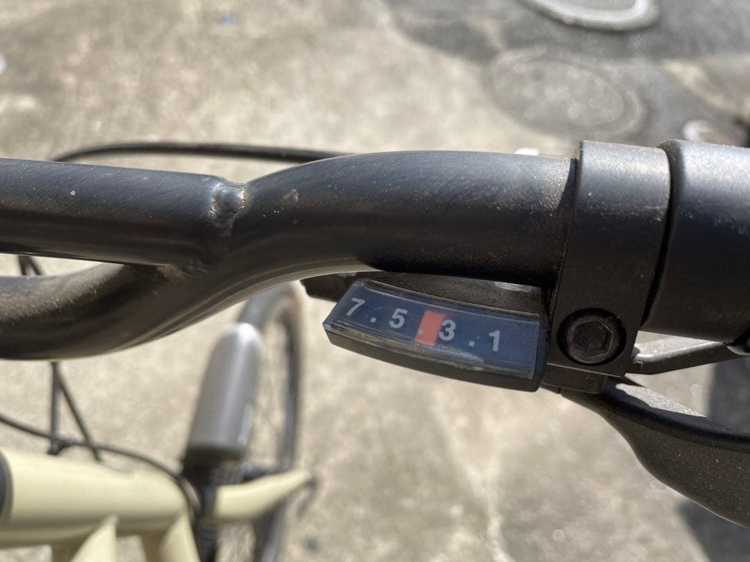 レア　maji 好きな方　どうぞ　ミニベロ ベージュ ディスクブレーキ