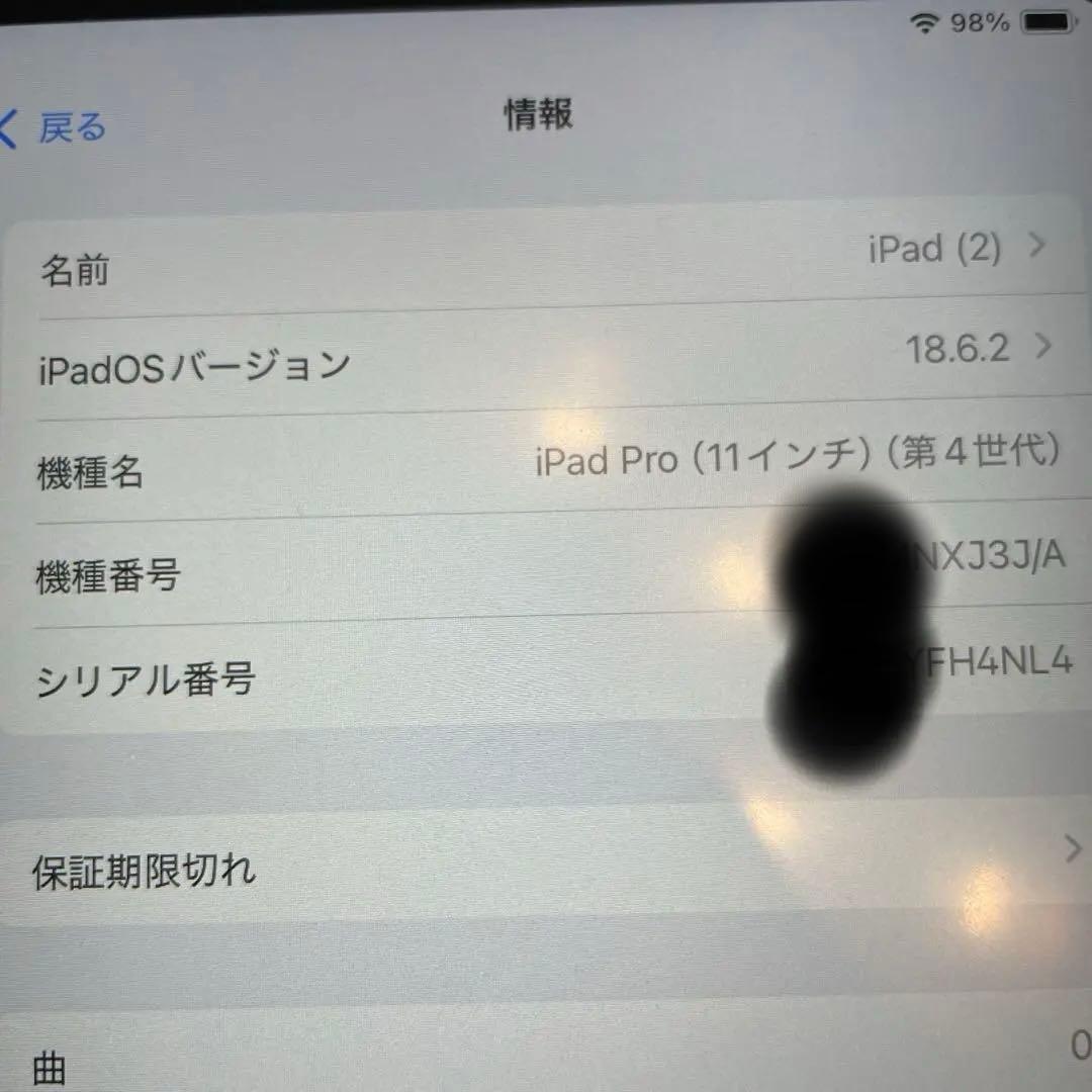 iPad Pro 4世代 512GB
