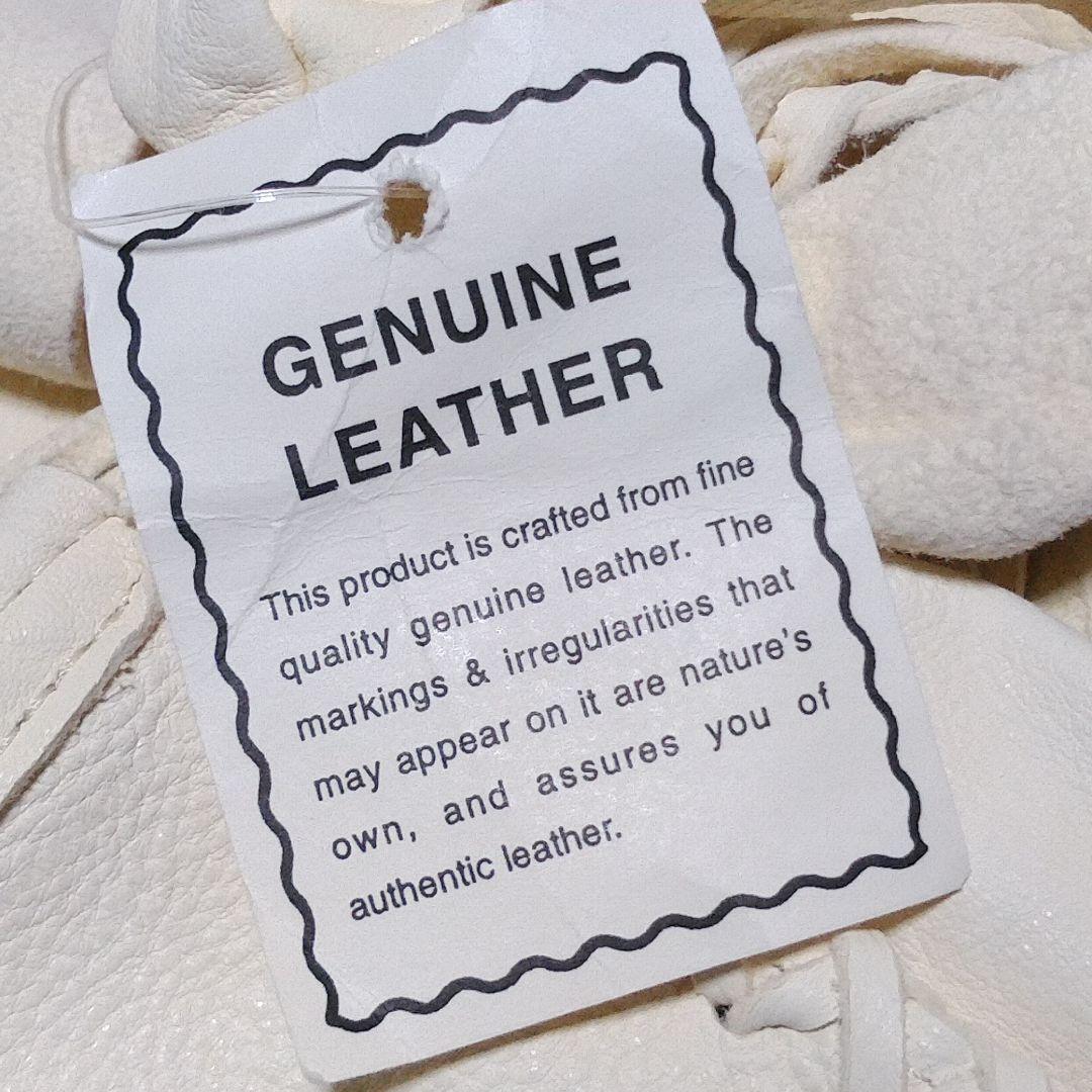 u*n様 ネイティブ 本革 ディアスキン ショルダーバッグ デッドストック メキ