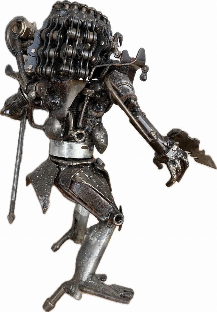 プレデター メタルフィギュア 鉄製 オブジェ ハンドメイド　A