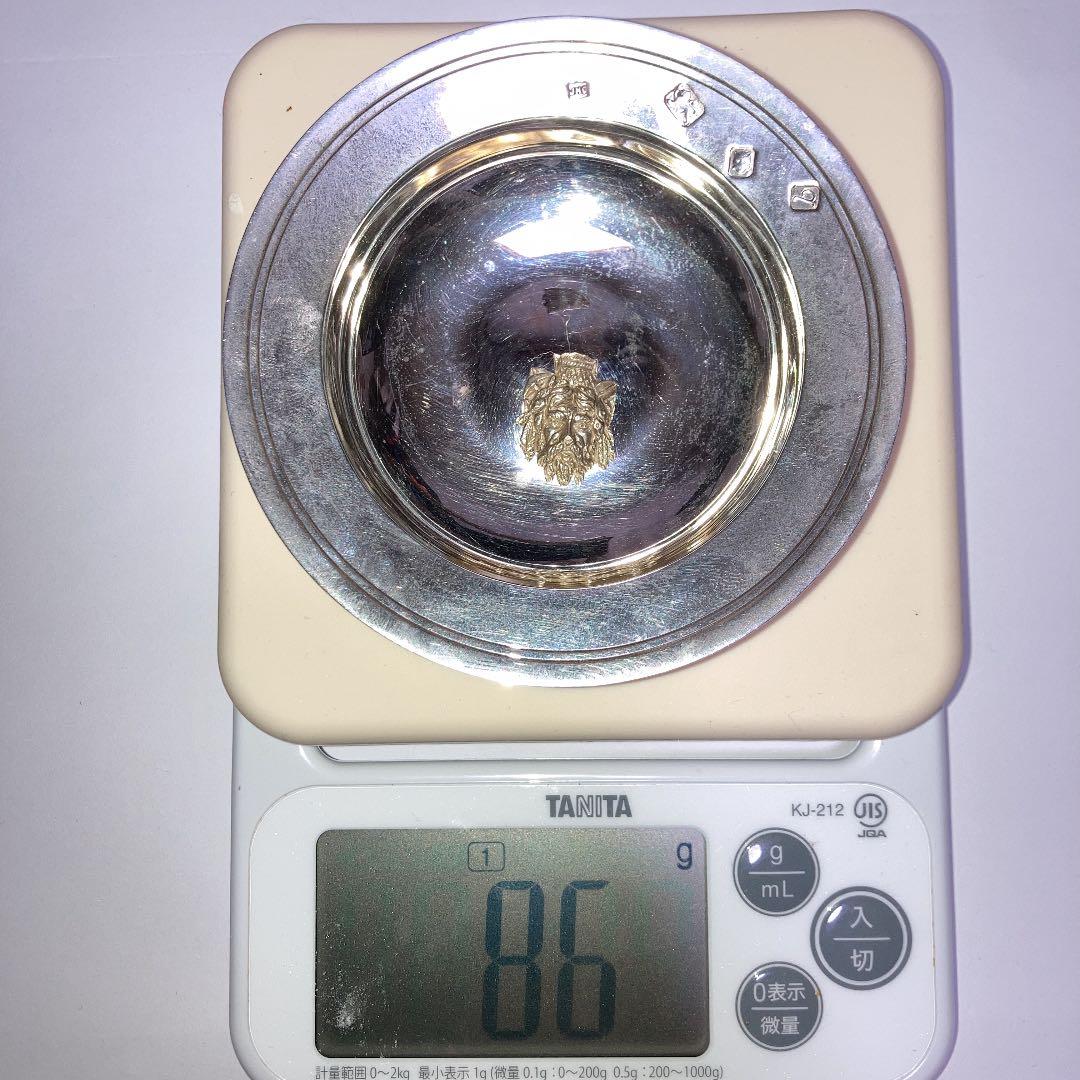 純銀製　皿　エリザベスディッシュ　銀食器　アンティーク