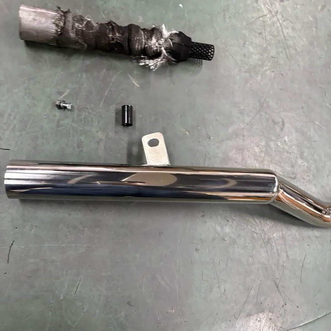 ワンオフYAMAHA sr400ヨシムラ風ショート菅フルエキステンレス