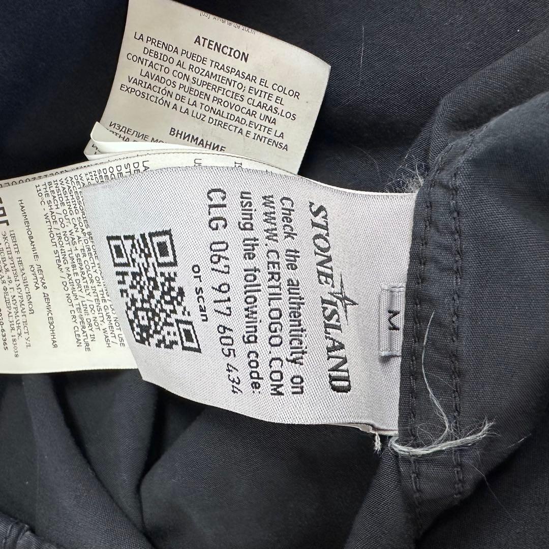 【新品未使用】STONE  シャツジャケット M ネイビー