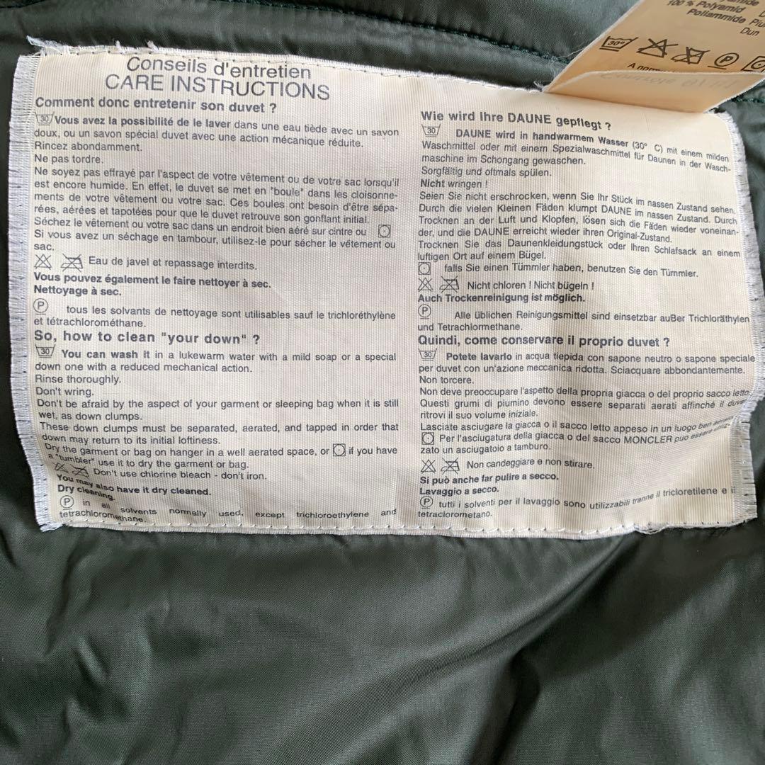 美品 モンクレール 青タグ パリス ダウンジャケット M 廃盤品 2way
