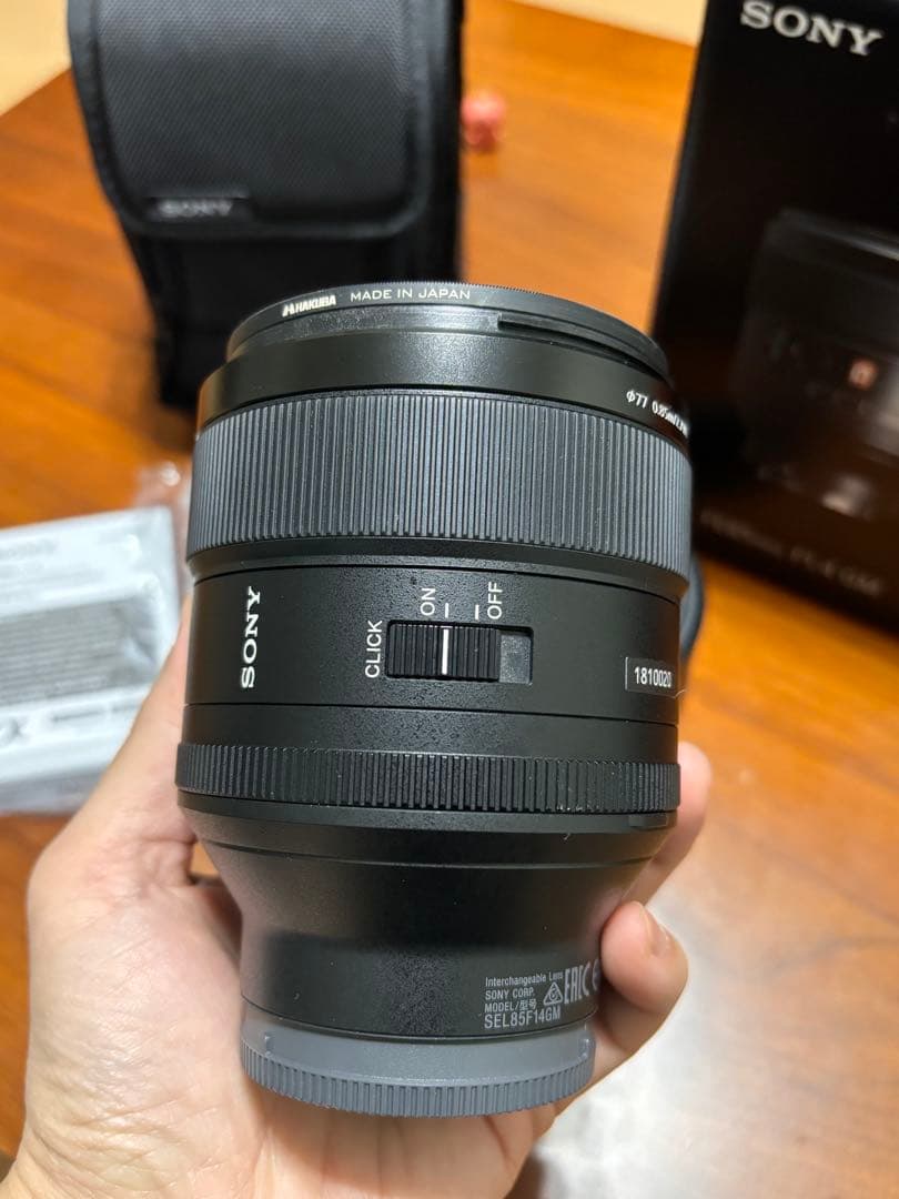 レンズ(単焦点) sony 85mm f1.4 GM
