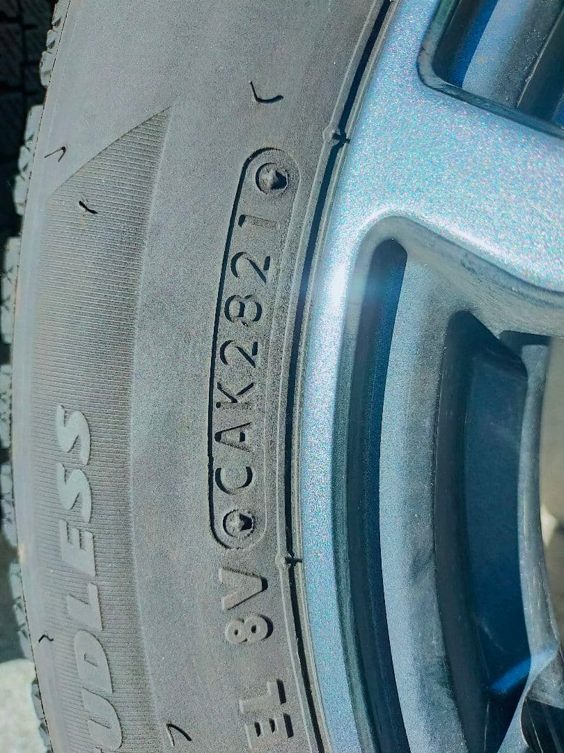 ブリヂストンVRX2 タイヤホイールセット 155/65R14 2本 NO.②