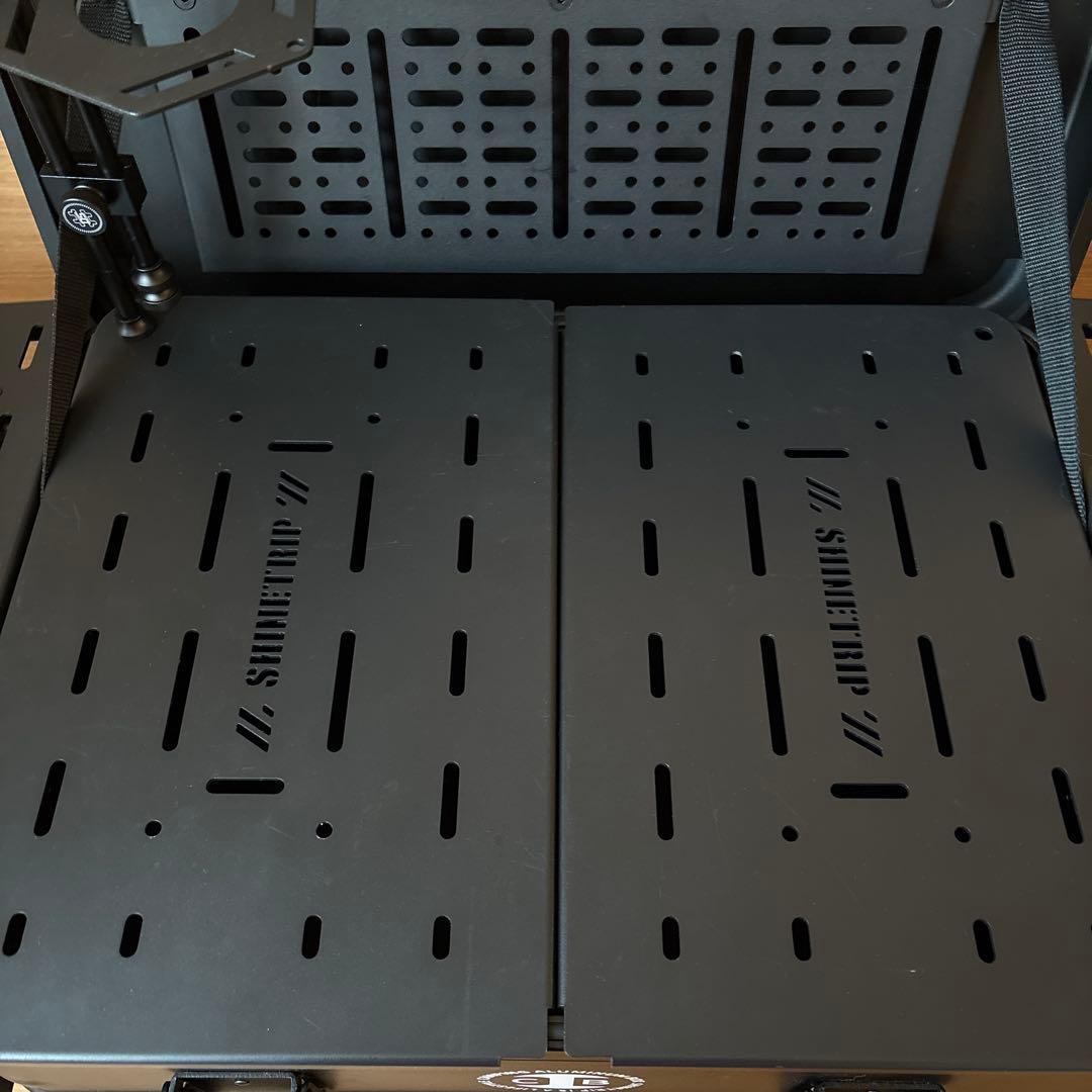 【美品、希少】ShineTrip アルミコンテナ ブラック　フルセット　おまけ付