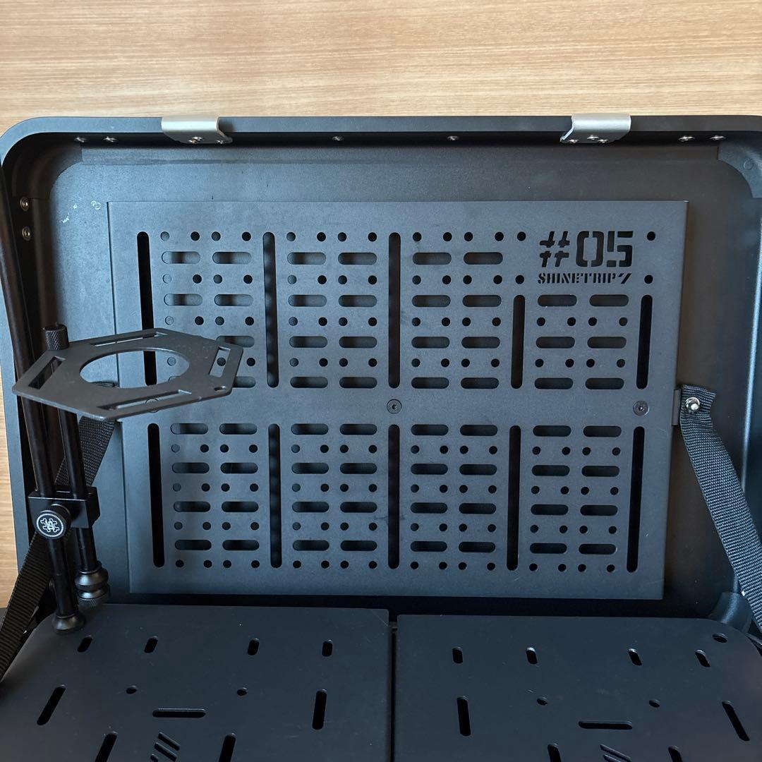 【美品、希少】ShineTrip アルミコンテナ ブラック　フルセット　おまけ付