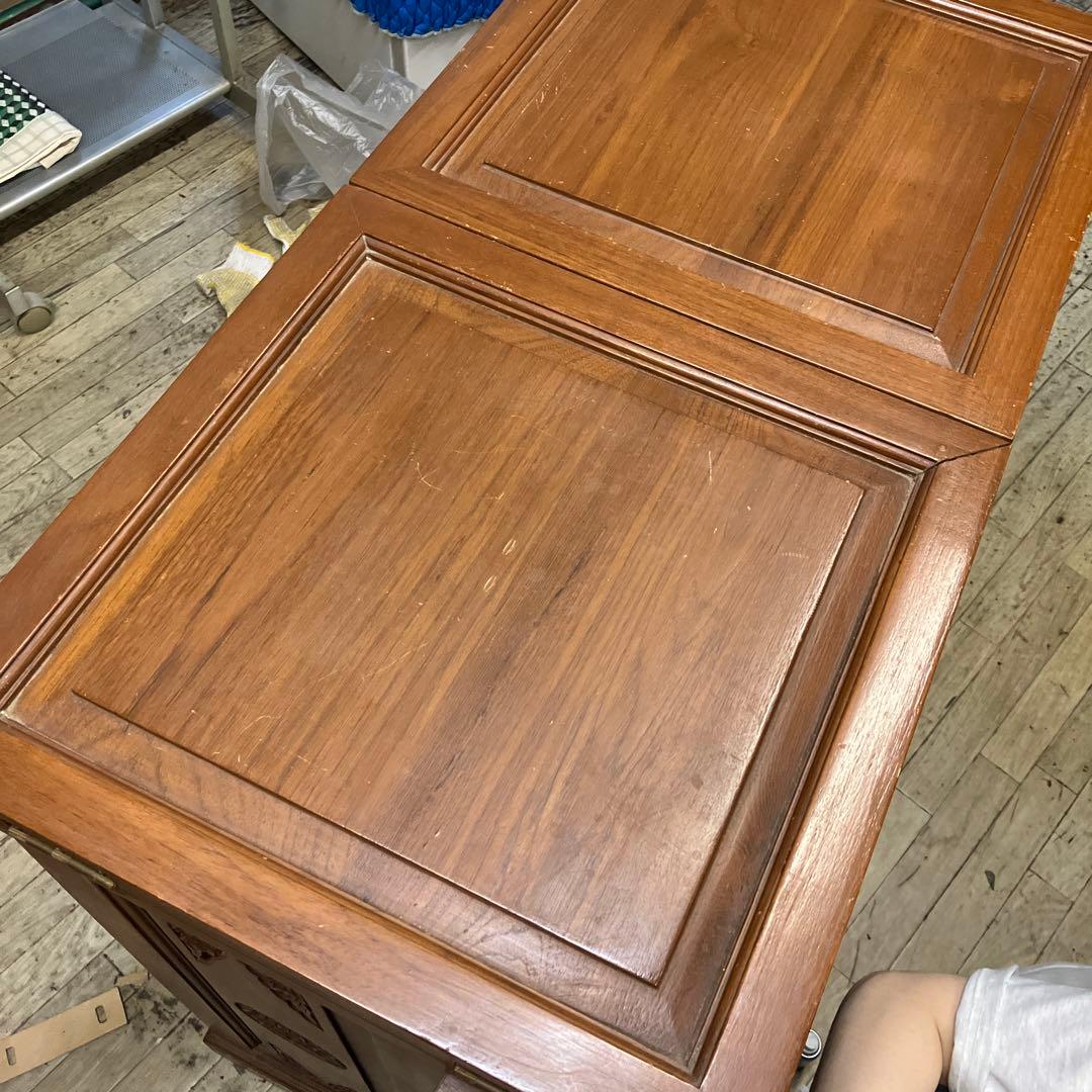 バーカウンター　海外製　レトロ　アンティーク　キャスターあり