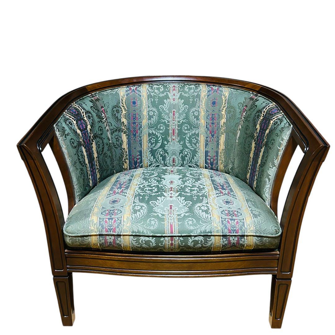 極美品 マルニ木工 地中海ロイヤル シャルル アームチェア 31万 1人掛け ②