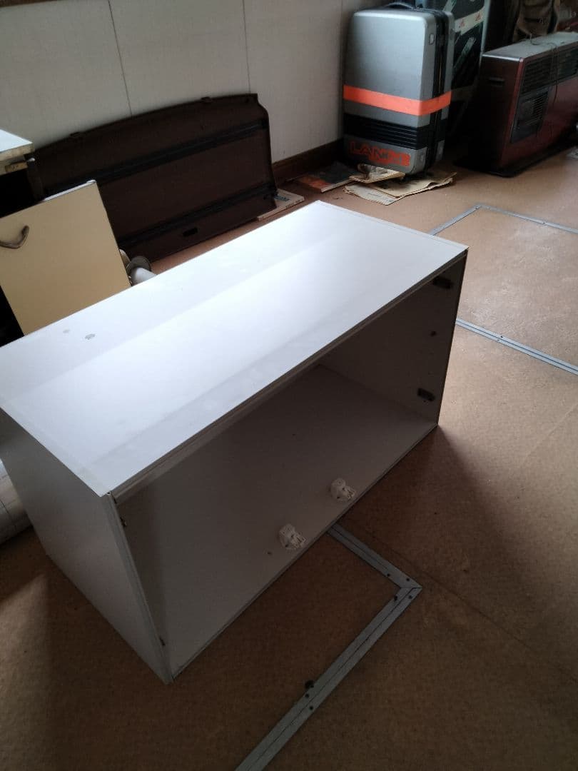 LIXILスライド棚＋家電収納付き蒸気排出付き定価40万展示品.写真全て見て下さ