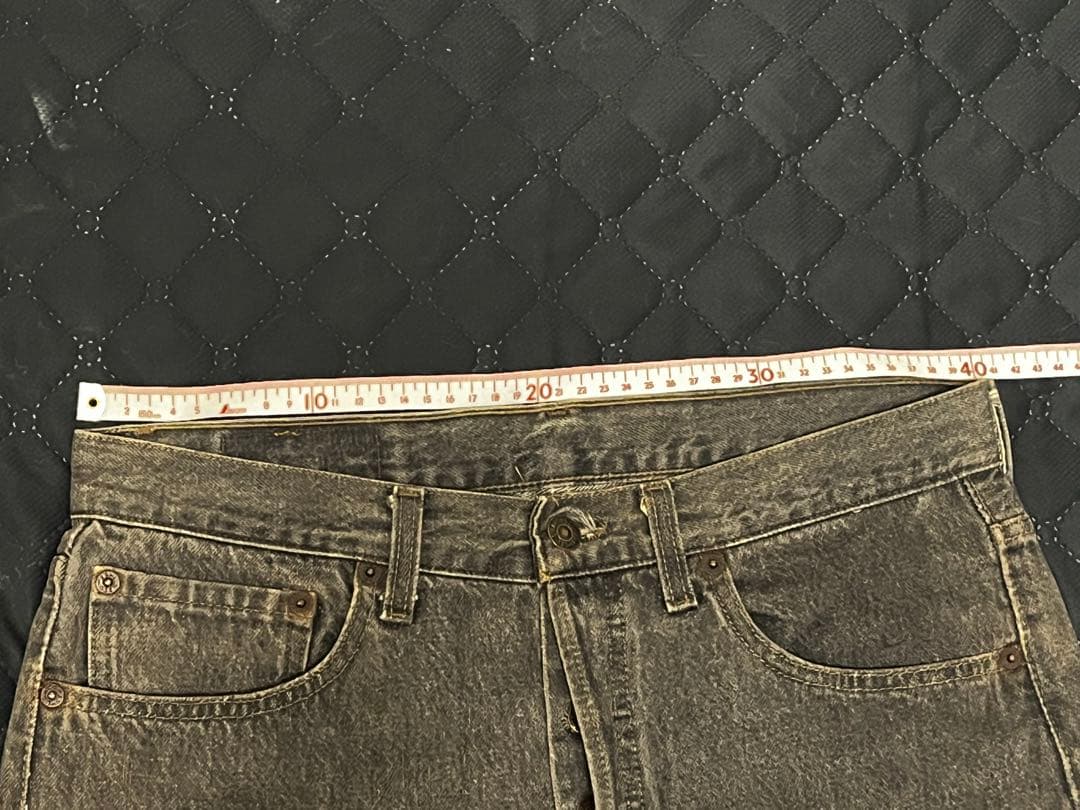 ソ*ン様 90s USA製 リーバイス 501 先染め　ブラック　W32 L34