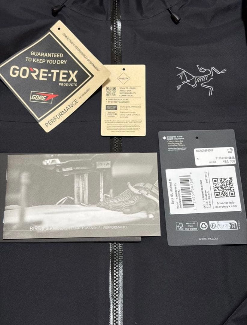 アークテリクス ベータ SL ジャケット メンズ Mサイズ ブラック