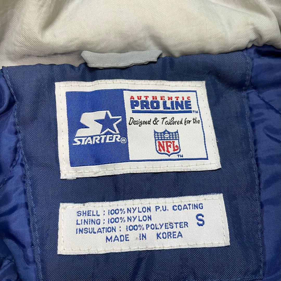 90s STARTER NFL カウボーイズ 中綿 アノラックパーカー 刺繍ロゴ