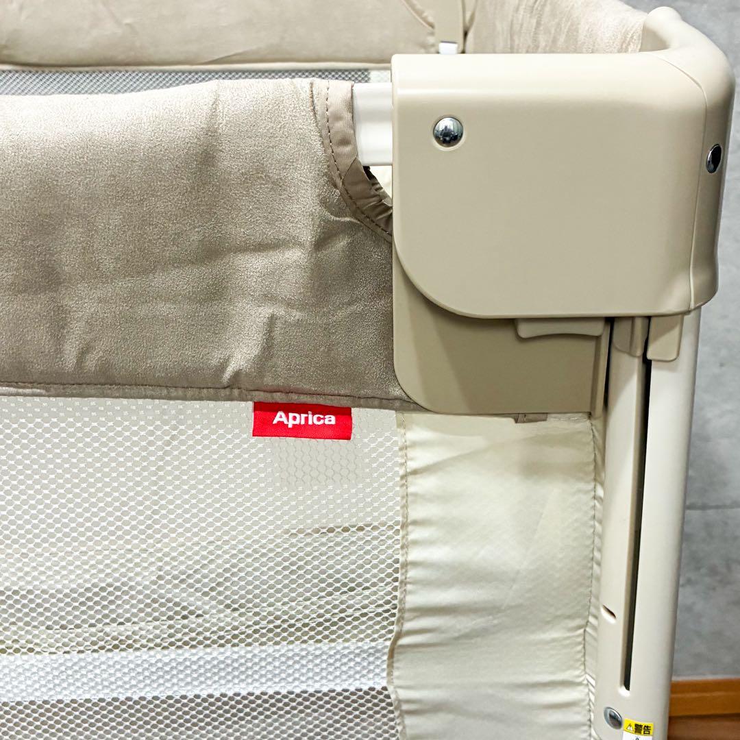 Aprica ココネルエアープラス ベビー ベッド シュークリームGR