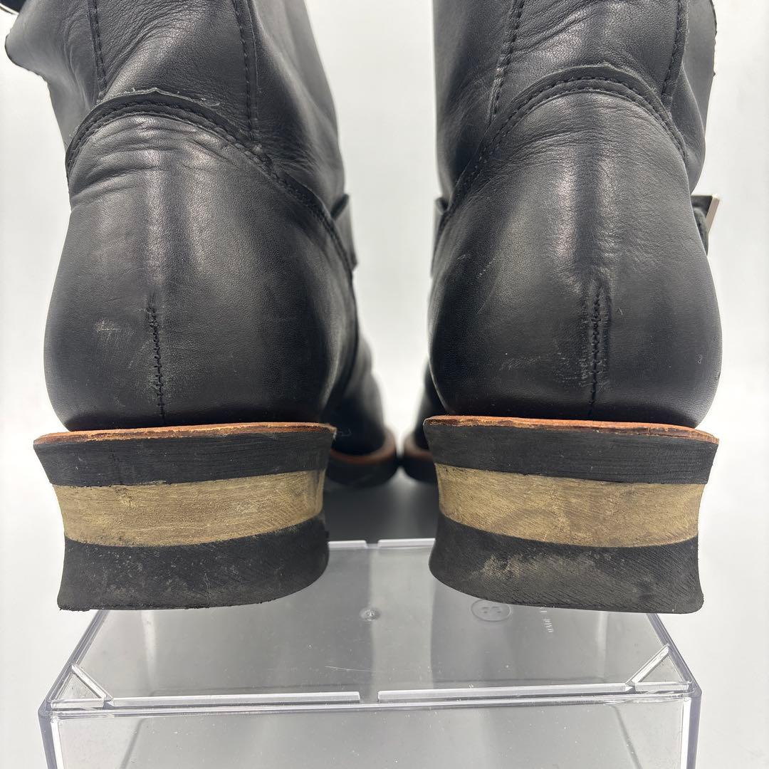 ホーキンス ショート エンジニアブーツ【43】27.5ブラック スチールトゥ