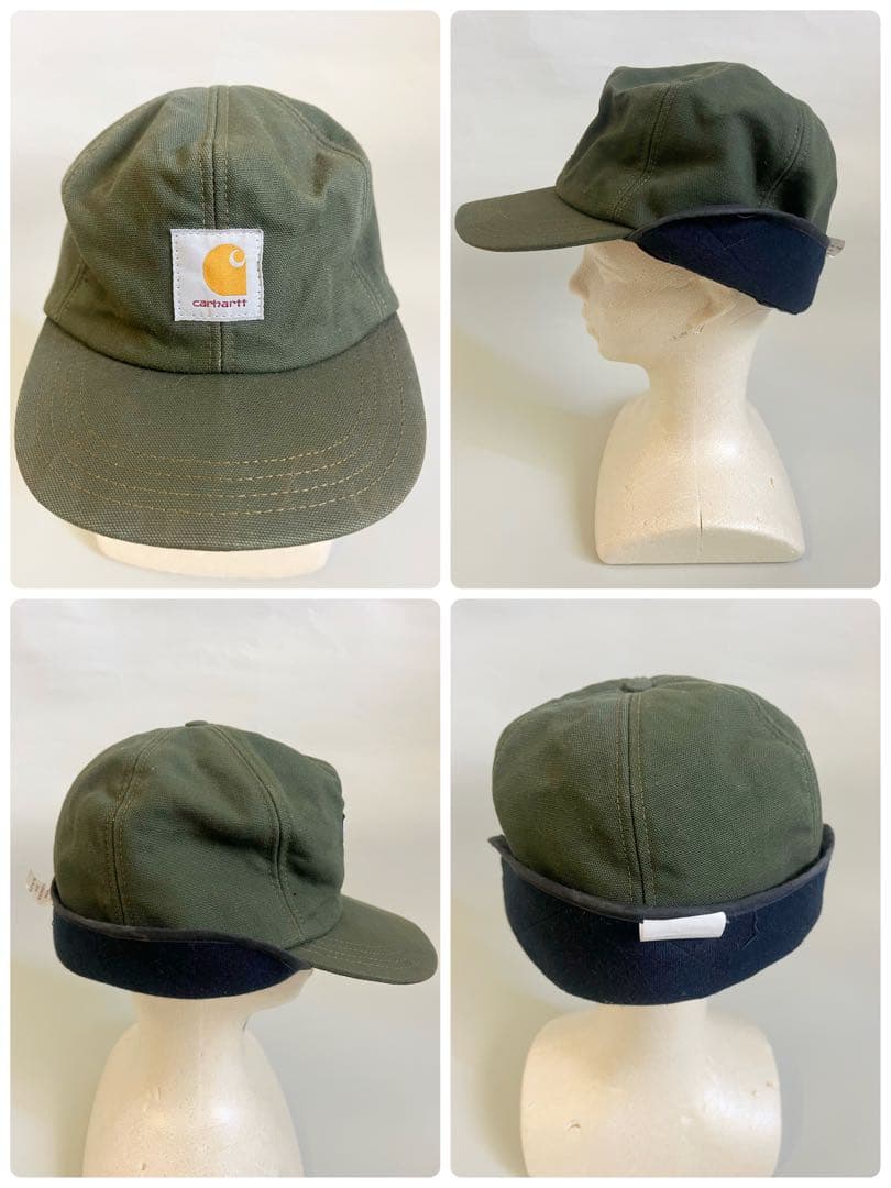 『Carhartt』カーハート　90's USA製　耳当て付き　ワークキャップ