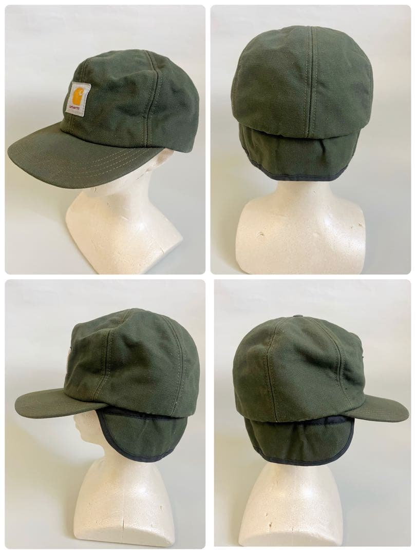 『Carhartt』カーハート　90's USA製　耳当て付き　ワークキャップ