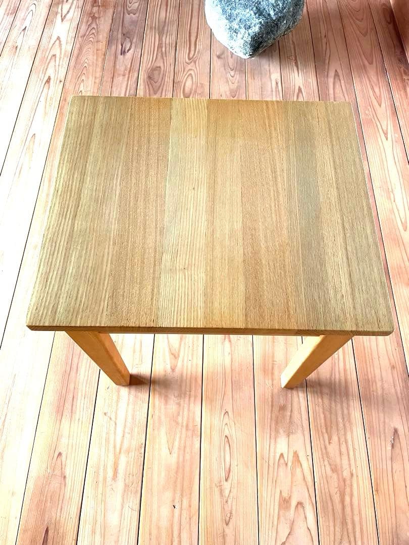 無印良品 ベッドサイドテーブル 廃盤 希少 タモ材