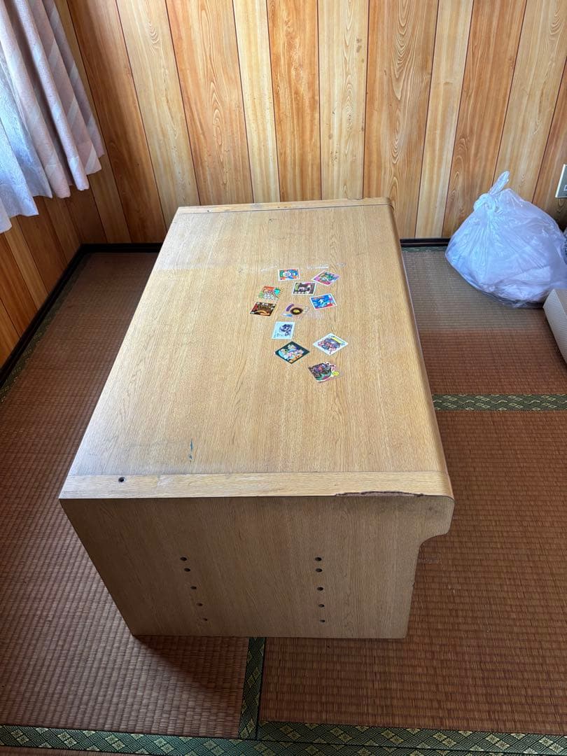 ジャンク品・木製オープンシェルフデスク