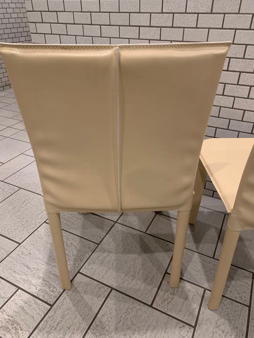 MADEイタリア製／Arper総本革アルペール2脚セット