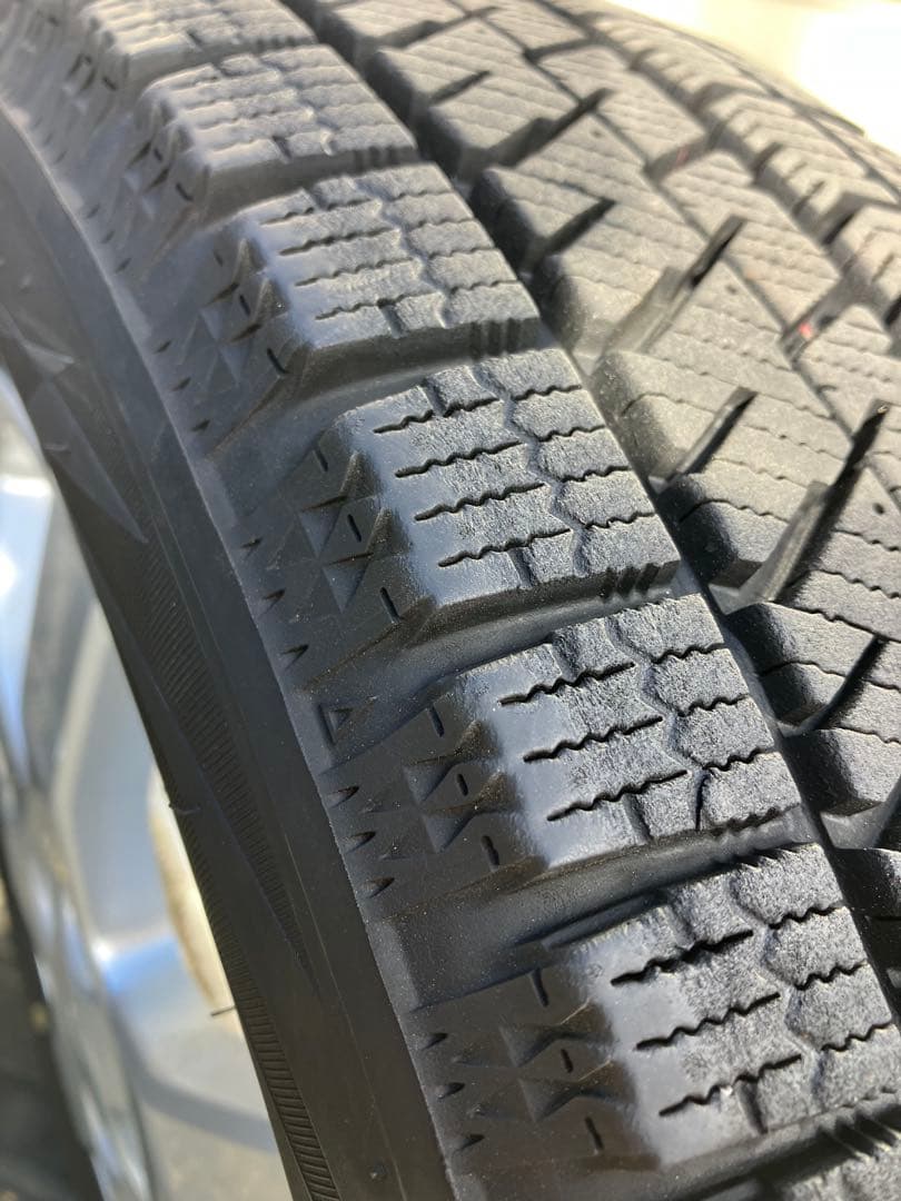 (2052) ダイハツムーヴ純正ホイールスタッドレスタイヤ付き2本②