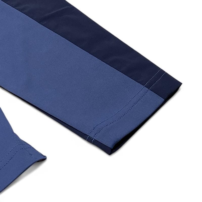 BRIEFING ブリーフィング 切替ハーフジップ ジャケット ブルー S