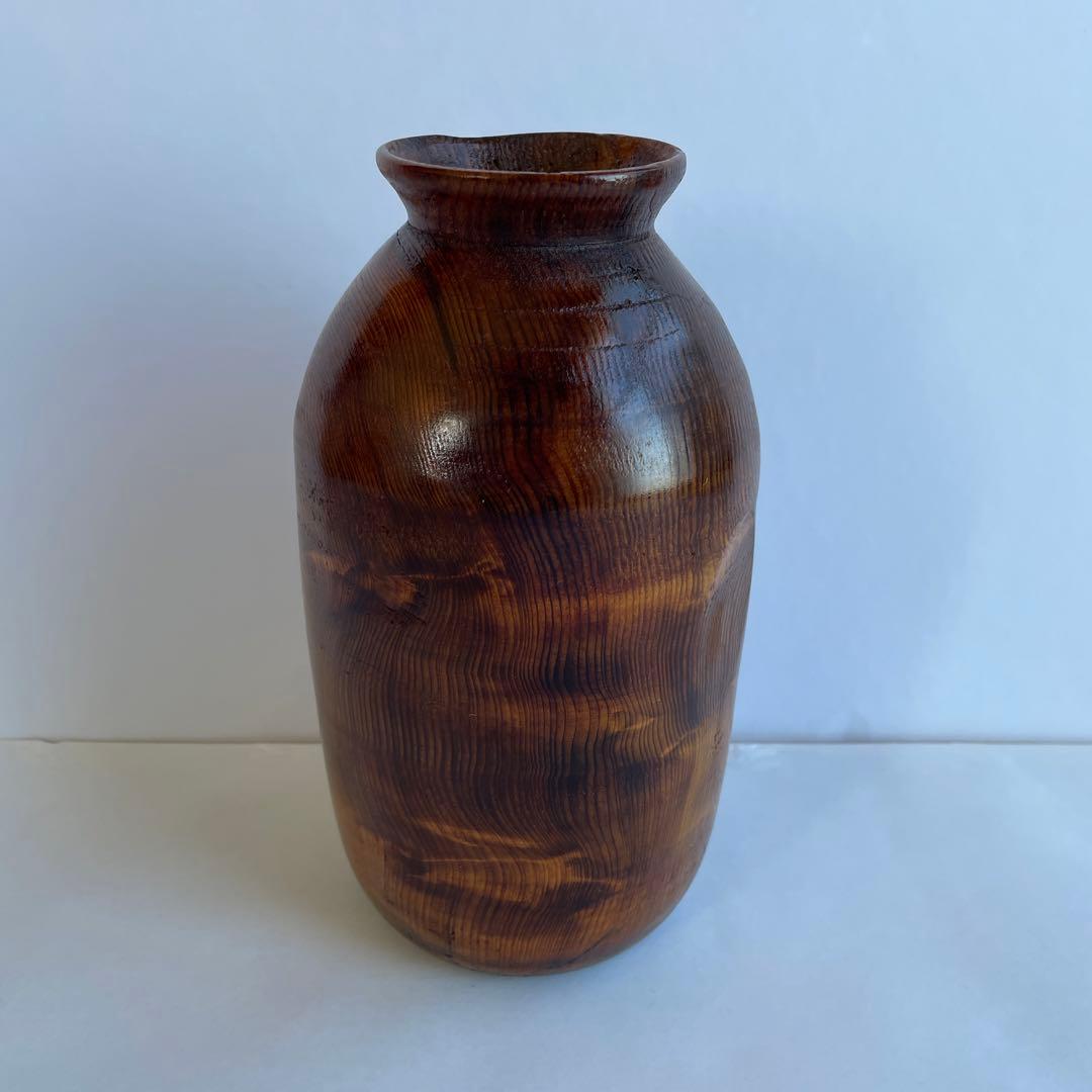 銘木　屋久杉 花器 花瓶 置物