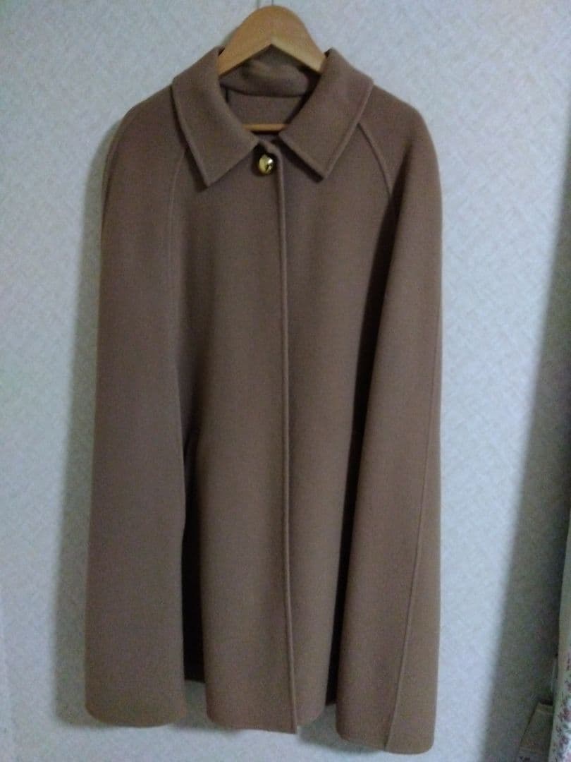 Heve rever cape coat ケープコート キャメル