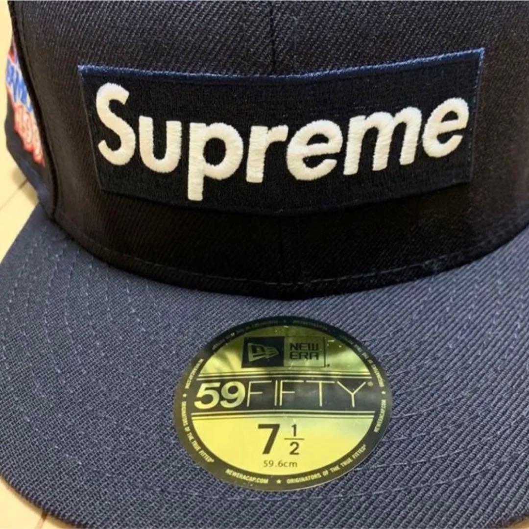 Supreme Box Logo New Era 紺 シュプリーム ニューエラ