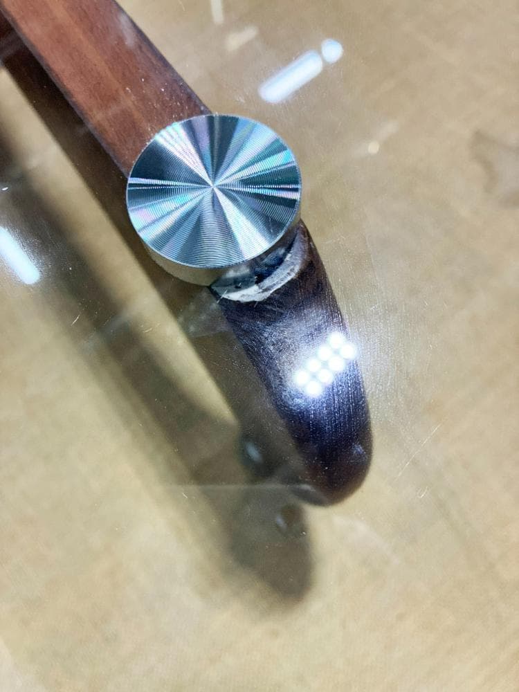 ★コーヒーテーブル ガラス天板 オニギリ型【コーヒーテーブル】FP09