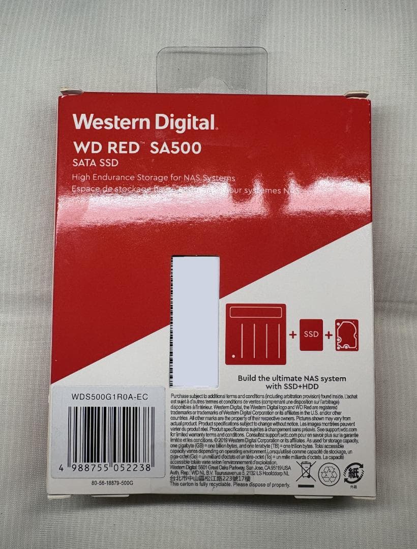 WD Red 500GB 内蔵型SSD