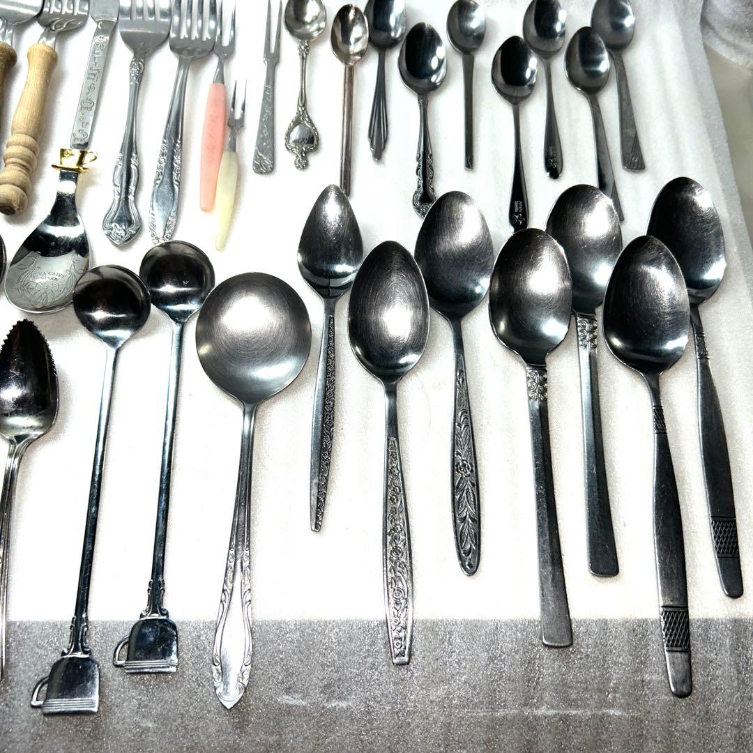 【レトロ】Afternoon Tea ティーキャディースプーン他カトラリーセット