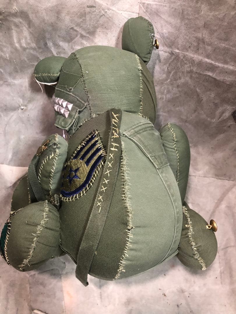 readymade　パッチワークベア大　完全非売品　世界１点　刺繍サイン入り