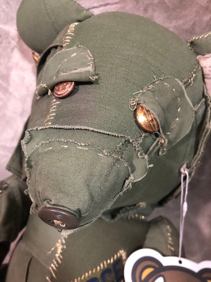 readymade　パッチワークベア大　完全非売品　世界１点　刺繍サイン入り