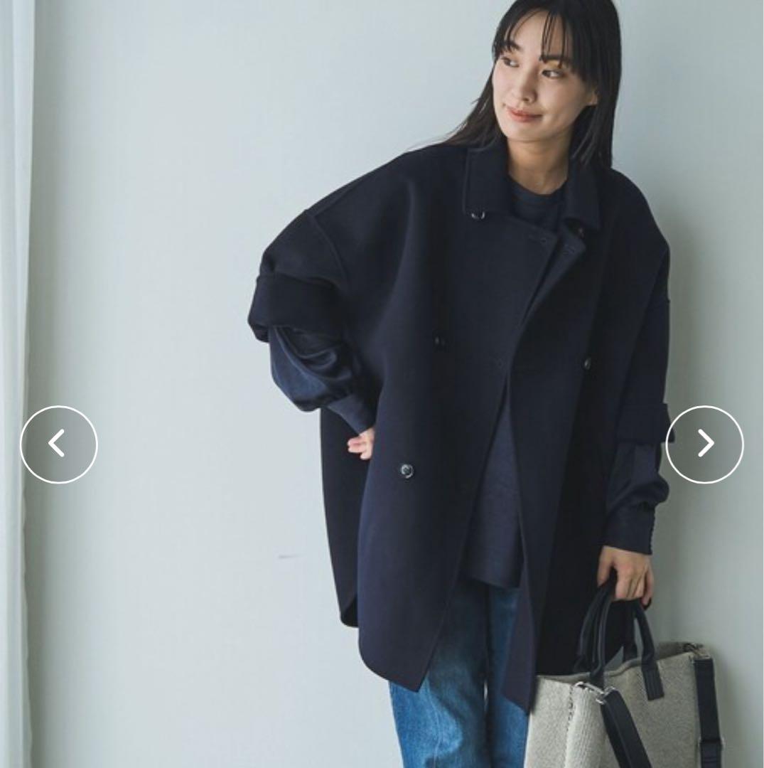 未使用　Ronel by coen ウールコート　リバーコート