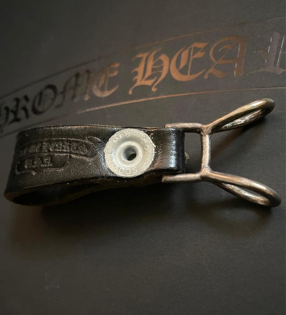 クロムハーツ Wベルトループ スターボタン ブラック 廃盤品　初期