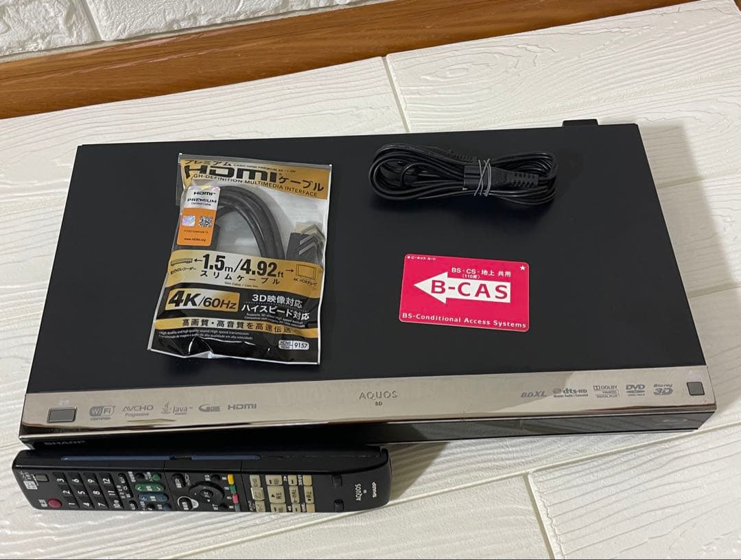 SHARP BD-W1500 Blu-rayレコーダー HDD1TB