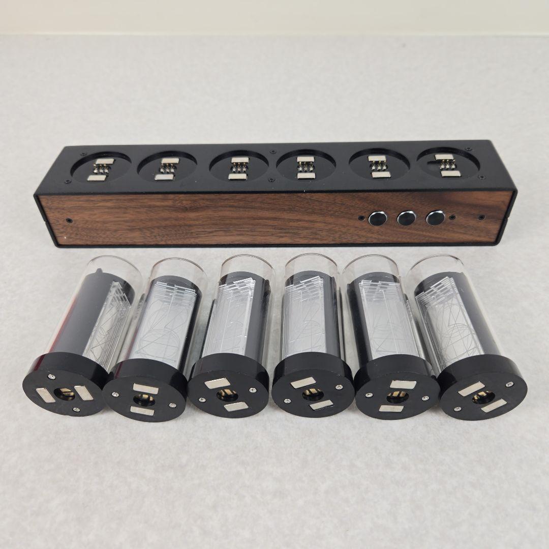 【美品】Gixie Clock Wi-Fi ニキシー管風 LED 置き時計