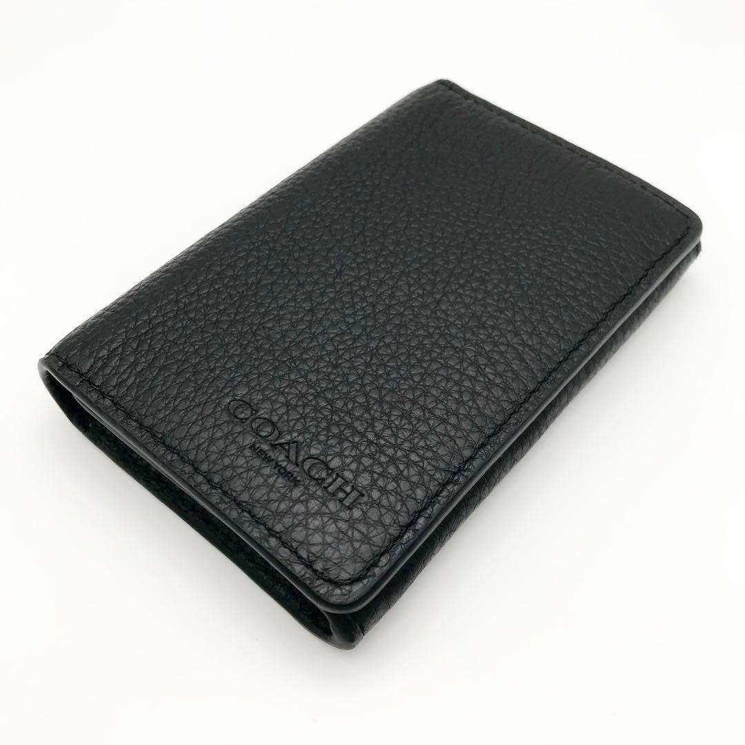 COACH 大人気！！ ビジネス カードケース ブラック 名刺入れ 新品