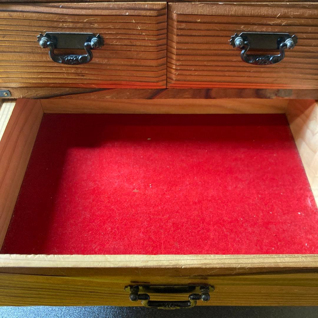 ②昭和レトロ　アンティーク　ウッドボックス