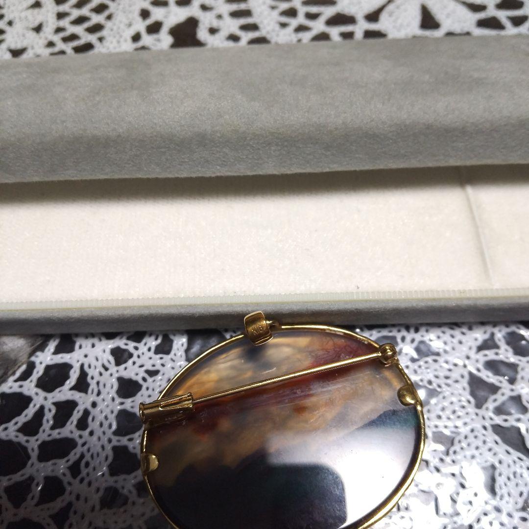 K18　落穂拾いブローチ＆ペンダントトップ兼用