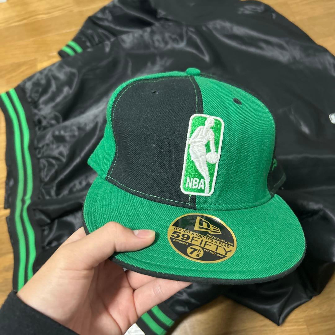Celtics ジャケットとNBAキャップセット