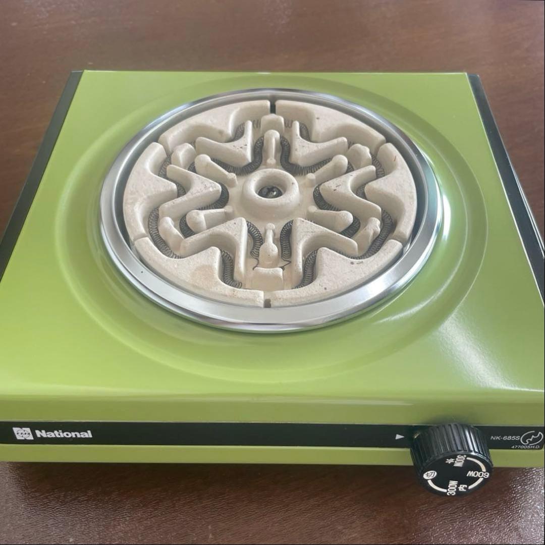 ナショナル 電気コンロ NK-685S 昭和レトロ