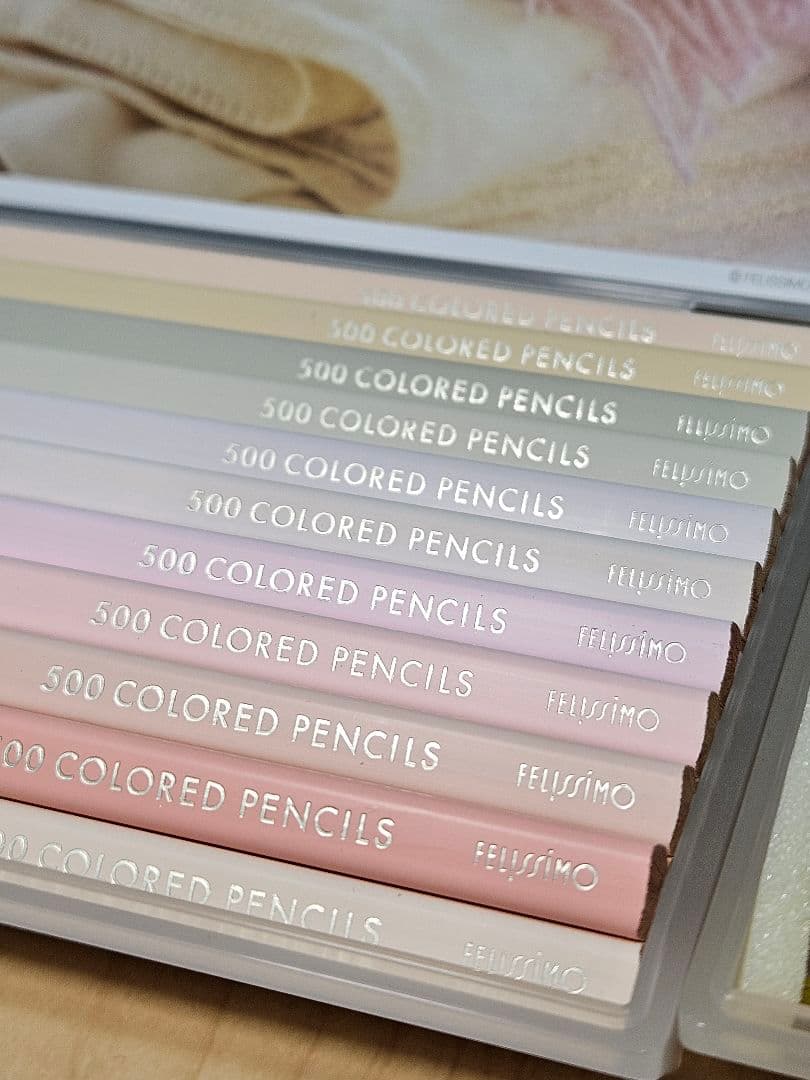 フェリシモ500色の色えんぴつ TOKYO SEEDS 全セット 未使用 希少品